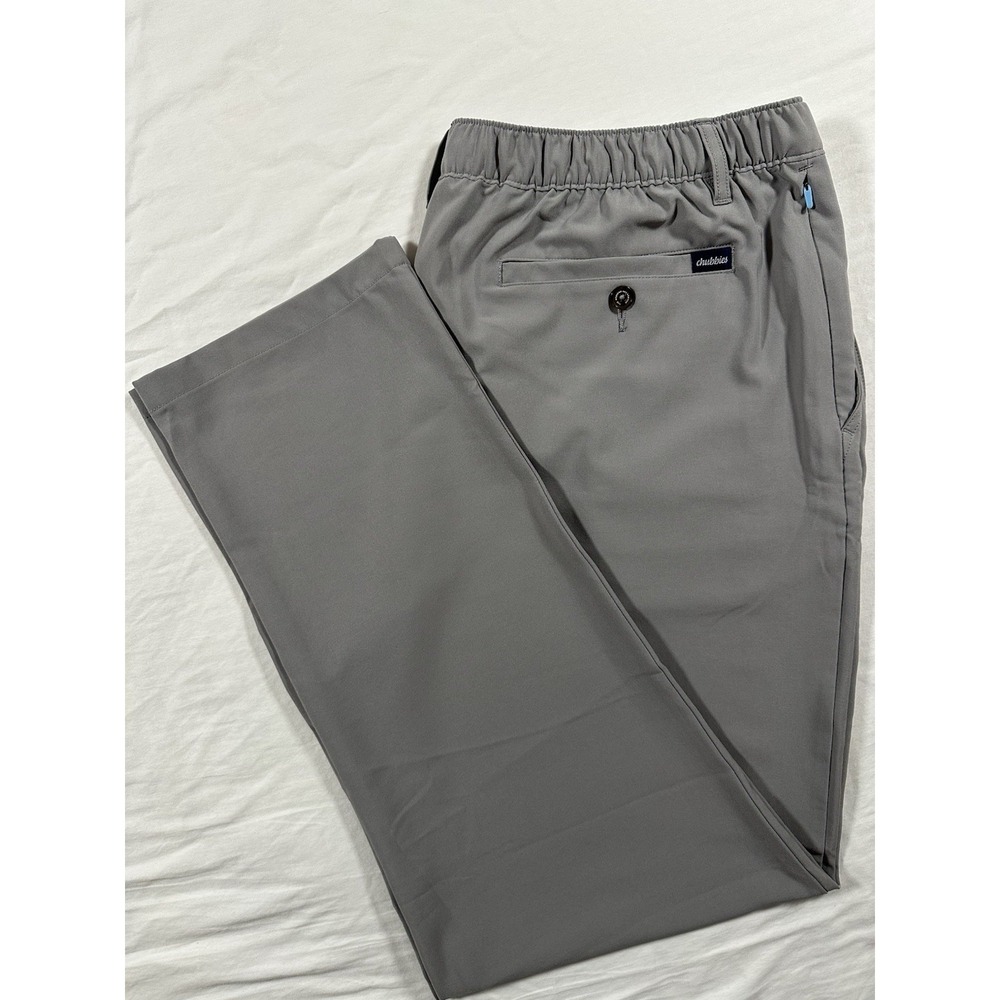 Chubbies Everywear Pants Mens 2XL Light Gray Khakinators Stretch Khakis Casual